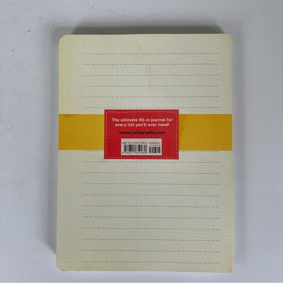 Listography Your Life in Lists Journal - Reflective Notebook - Picture 3 of 4